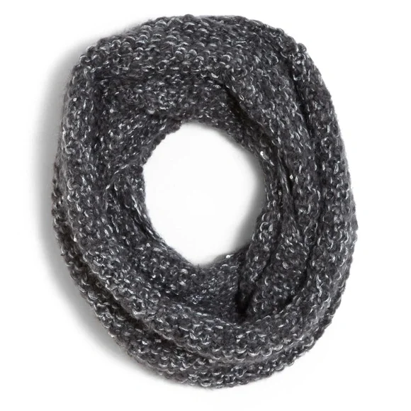 Genie by Eugenia Kim Sequin Cowl Scarf Charcoal OS - Picture 3 of 8